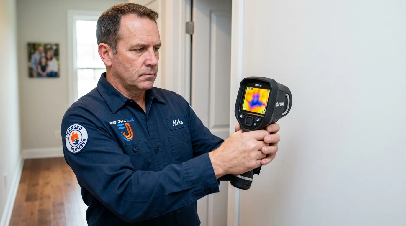 Thermal imaging leak detection by Johns Plumbing LLC in Malibu